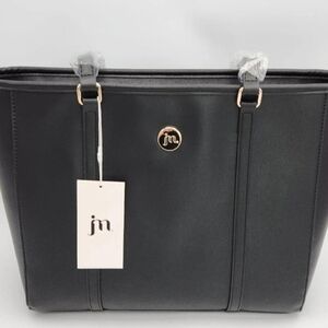 JM Classic Black Tote Bag
